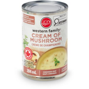 Western Family Soup Cream Of Mushroom Condensed 284 mL