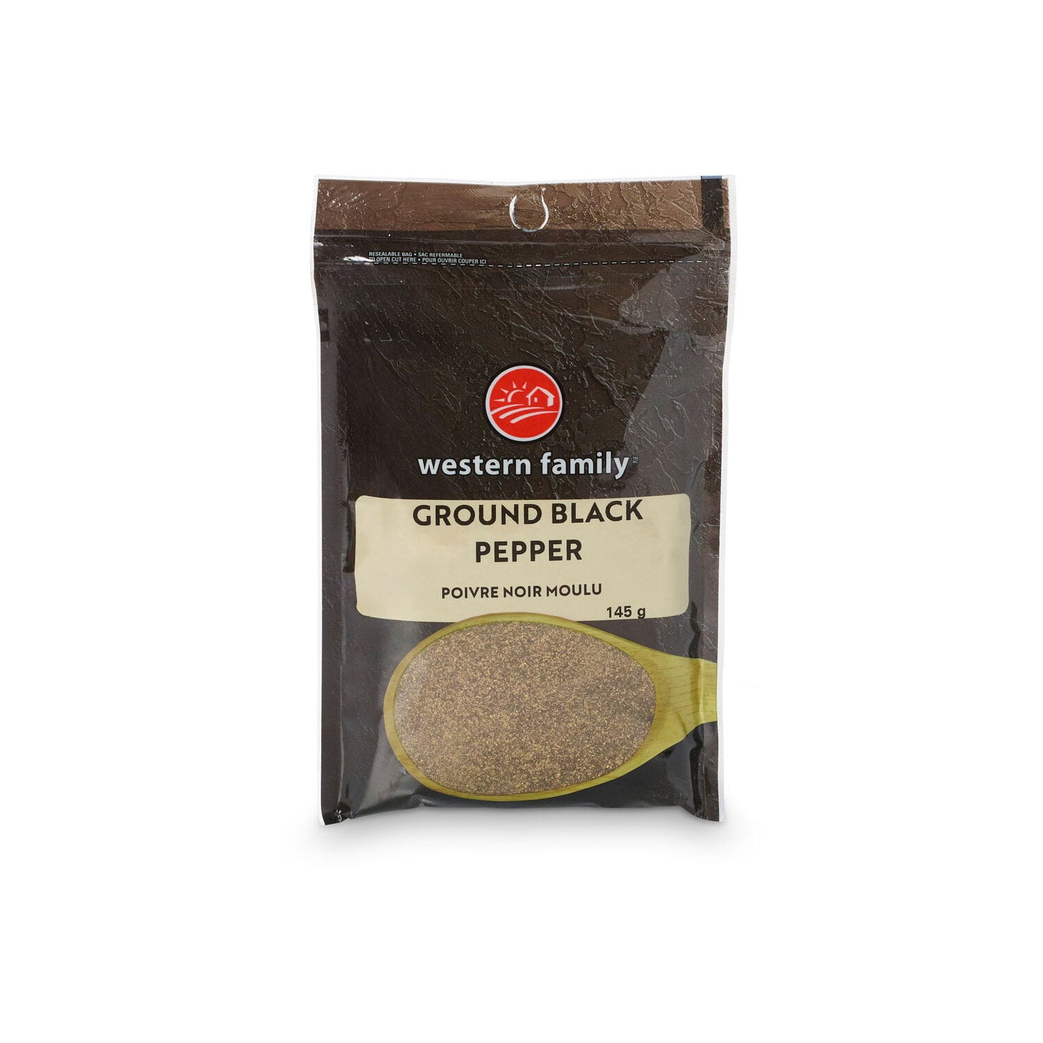 Western Family Pepper Black Ground 145 g
