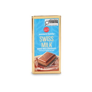 Western Family Swiss Milk Chocolate Bar 100 g
