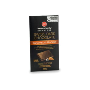 Western Family Swiss Dark Caramel Sea Salt Chocolate 100 g