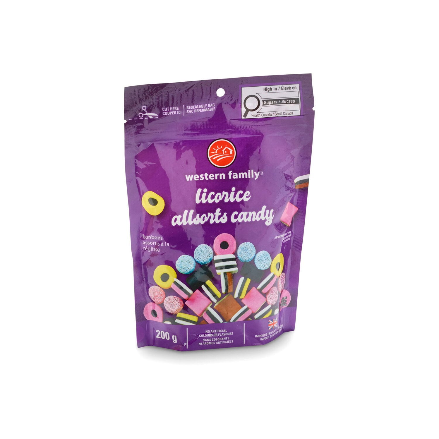 Western Family Licorice Allsorts 200 g