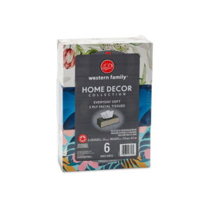 Western Family Facial Tissue 6 Pack