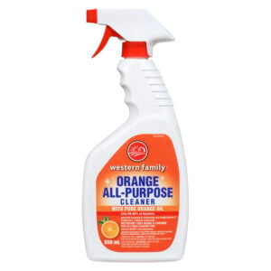 Western Family All Purpose Cleaner Orange Anti Bac 650 mL
