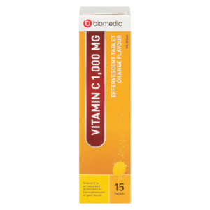 BIOMEDIC Vitamin C 1000 mg Effervescent 15 Tablets