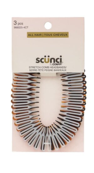 scunci Stretch Headbands 3 Pack