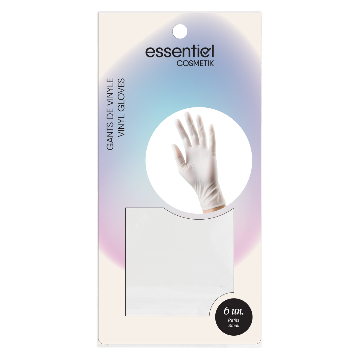 Essentiel Vinyl Gloves Small 6 Pack