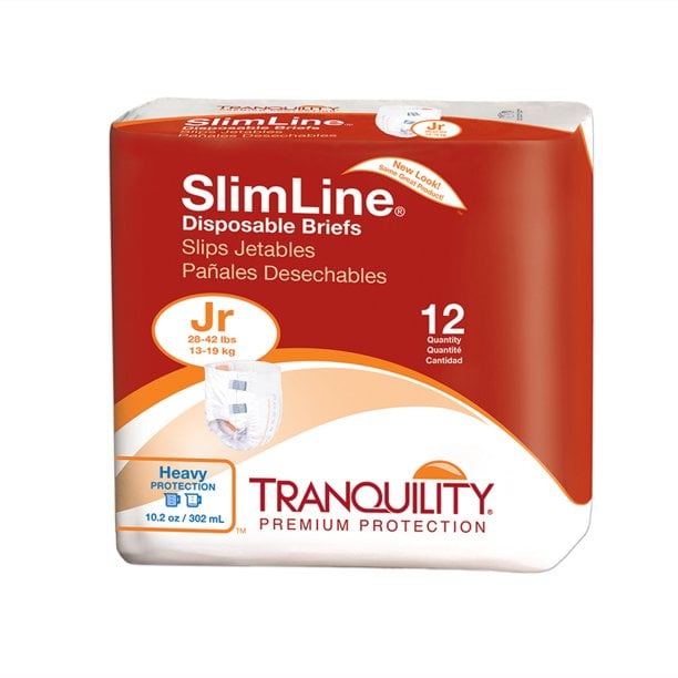 Tranquility Slimline Youth 5-6 Briefs 12 Pack