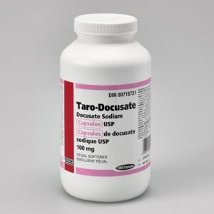 TARO Docusate Sodium 100 mg 1000 Capsules