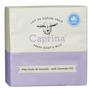 Caprina Fresh Goat's Milk Lavender Soap 90 g 3 Pack