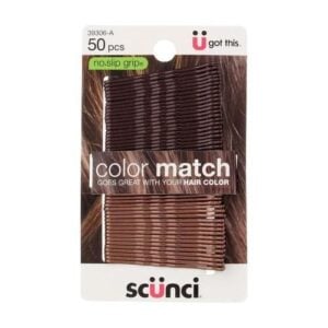 scunci Color Match Brown Bobby Pins 50 Pack