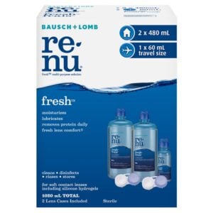 Renu Fresh Multi-Purpose Solution 2 x 480 mL + 60 mL