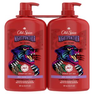 Old Spice Nightpanther 2-in-1 Body Wash for Men 2 x 987 mL