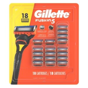 Gillette Fusion5 Razor Cartridge Refills 18 Count