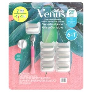 Gillette Venus SensitiveGlide Women’s Razor + 7 Cartridges