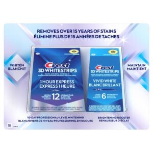 Crest 3D White Whitestrips Teeth Whitening Kit 20 Treatments