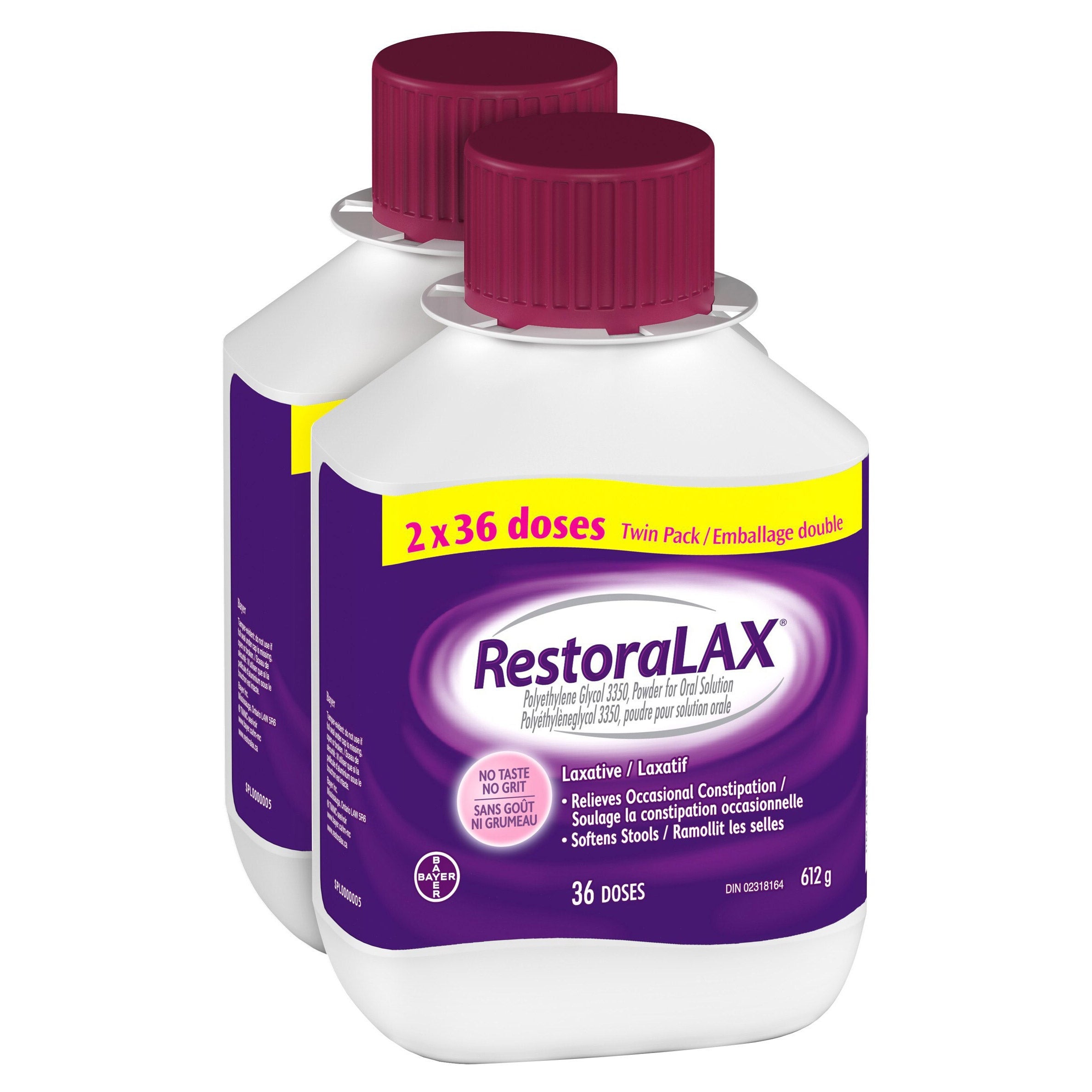 RestoraLAX Laxative Powder 2 x 36 Doses