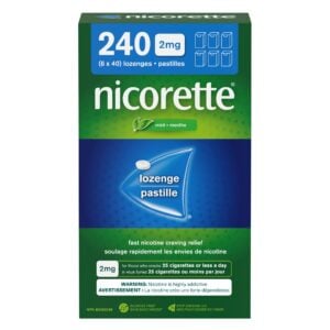 Nicorette Nicotine Lozenges Mint 2 mg 240 Count