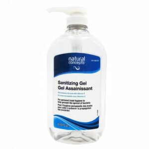 Natural Concepts Hand Sanitizer Gel Pump Bottle 946 mL