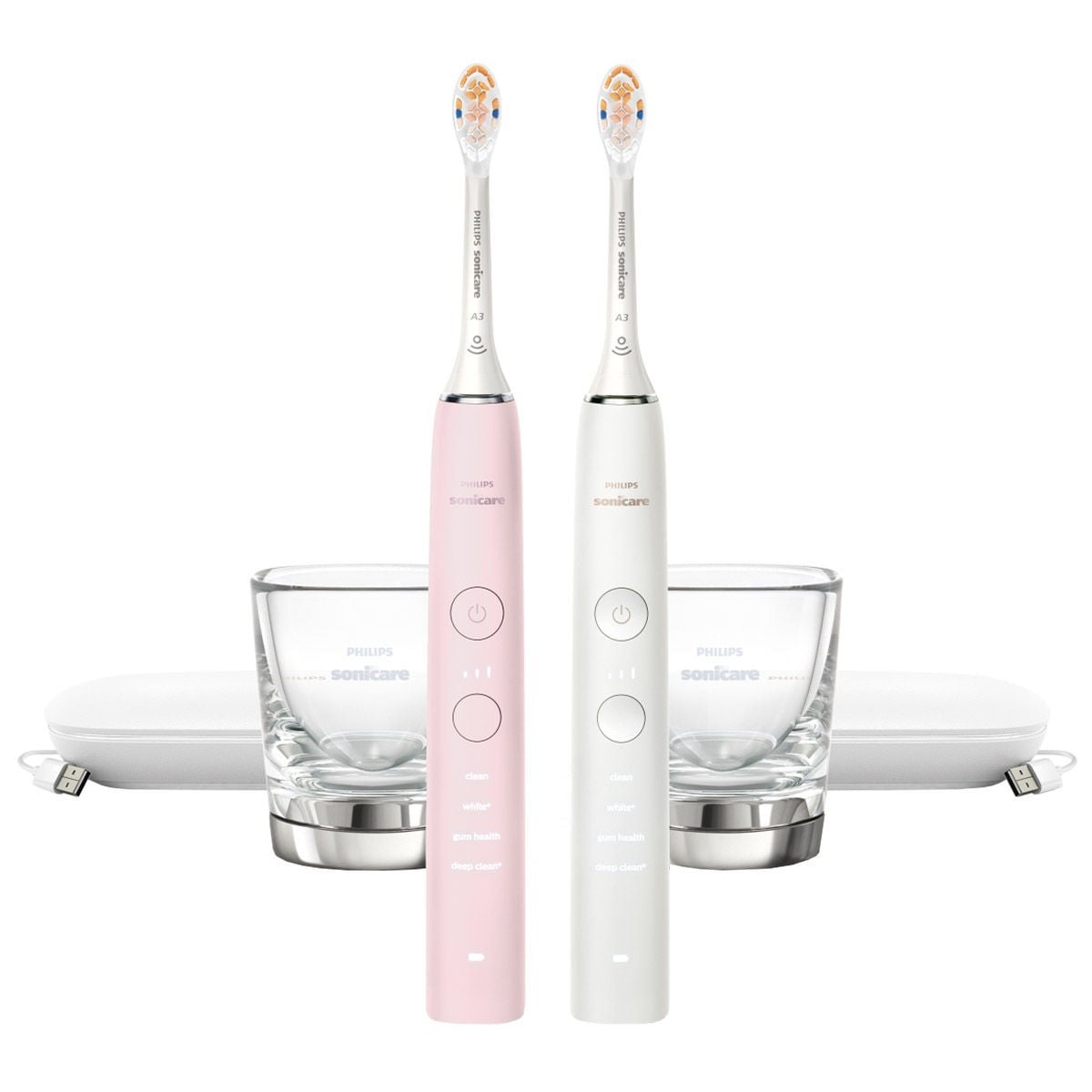 Philips Sonicare DiamondClean Connected 9000 Electric Toothbrush 2-Pack