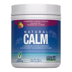Natural Calm Magnesium Powder Raspberry Lemon 567 g