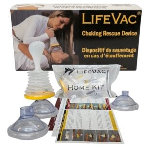LifeVac Choking Rescue Device Home Kit with Adult & Child Masks