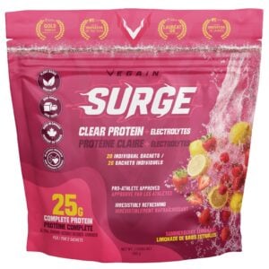 VEGAIN Surge Clear Protein & Electrolyte Summerberry Lemonade 20 x 15 g