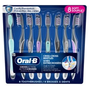 Oral-B CrossAction Advanced Soft Toothbrushes 8-Pack