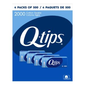 Q-tips Cotton Swabs 4 x 500 Count