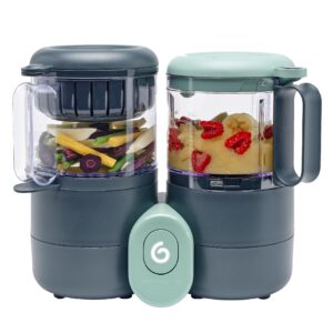 Babymoov Duo Meal Lite 4-in-1 Baby Food Maker with 6 Storage Containers
