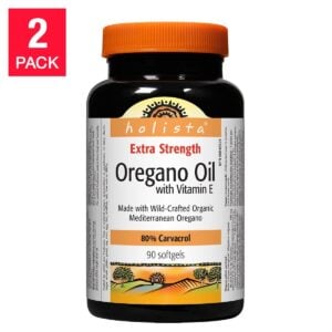 Holista Extra Strength Oregano Oil with Vitamin E 2 x 90 Softgels