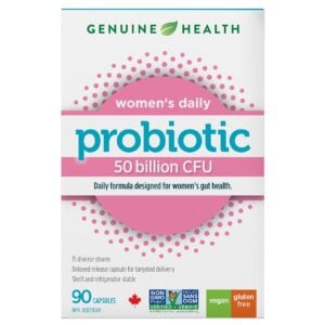Genuine Health Advanced Gut Health Women's Probiotic 50 Billion CFU 90 Capsules