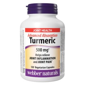Webber Naturals Turmeric Advanced 120 Capsules