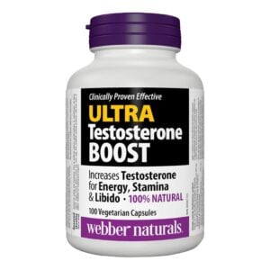 Webber Naturals Ultra Testosterone Boost 100 Vegetarian Capsules