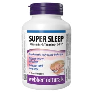 Webber Naturals Super Sleep 90 Chewable Tablets