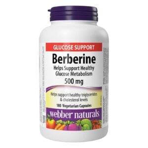 Webber Naturals Berberine 500 mg 180 Vegetarian Capsules