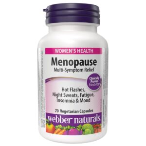Webber Naturals Menopause Multi-Symptom Relief 70 Capsules