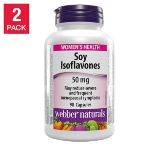 Webber Naturals Soy Isoflavone Complex 50 mg 2 x 90 Capsules