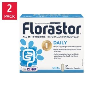 Florastor Daily Probiotic 250 mg 2 x 50 Capsules