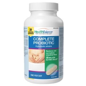Health Balance Complete Probiotic 70 Vegetarian Capsules