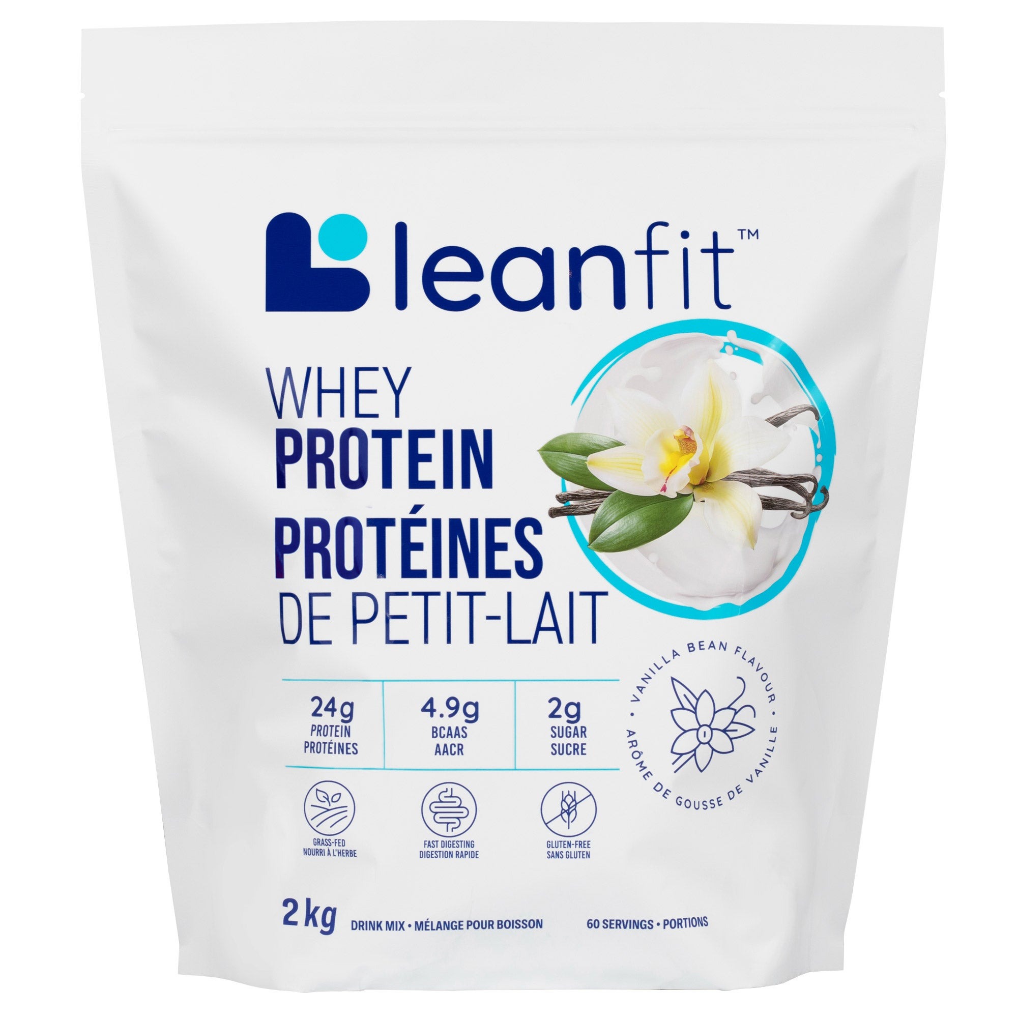 LeanFit Whey Protein Vanilla 2 kg