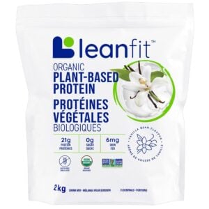 LeanFit Organic Plant Protein Vanilla Bean 2 kg