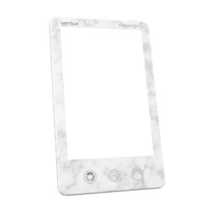 Verilux HappyLight Luxe LED Light Therapy Lamp White Marble VT43MB3