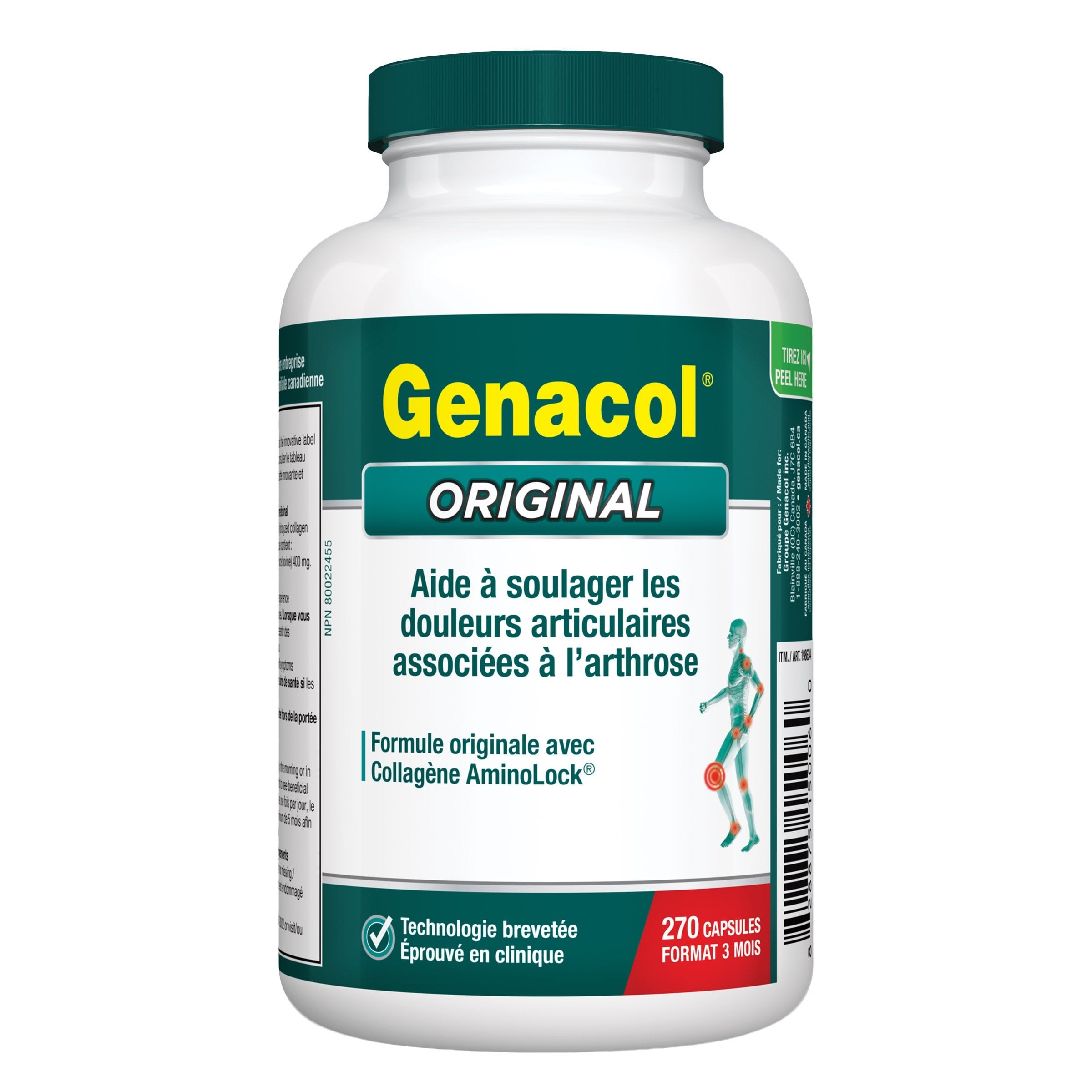 Genacol Original Formula with AminoLock Collagen 270 Capsules