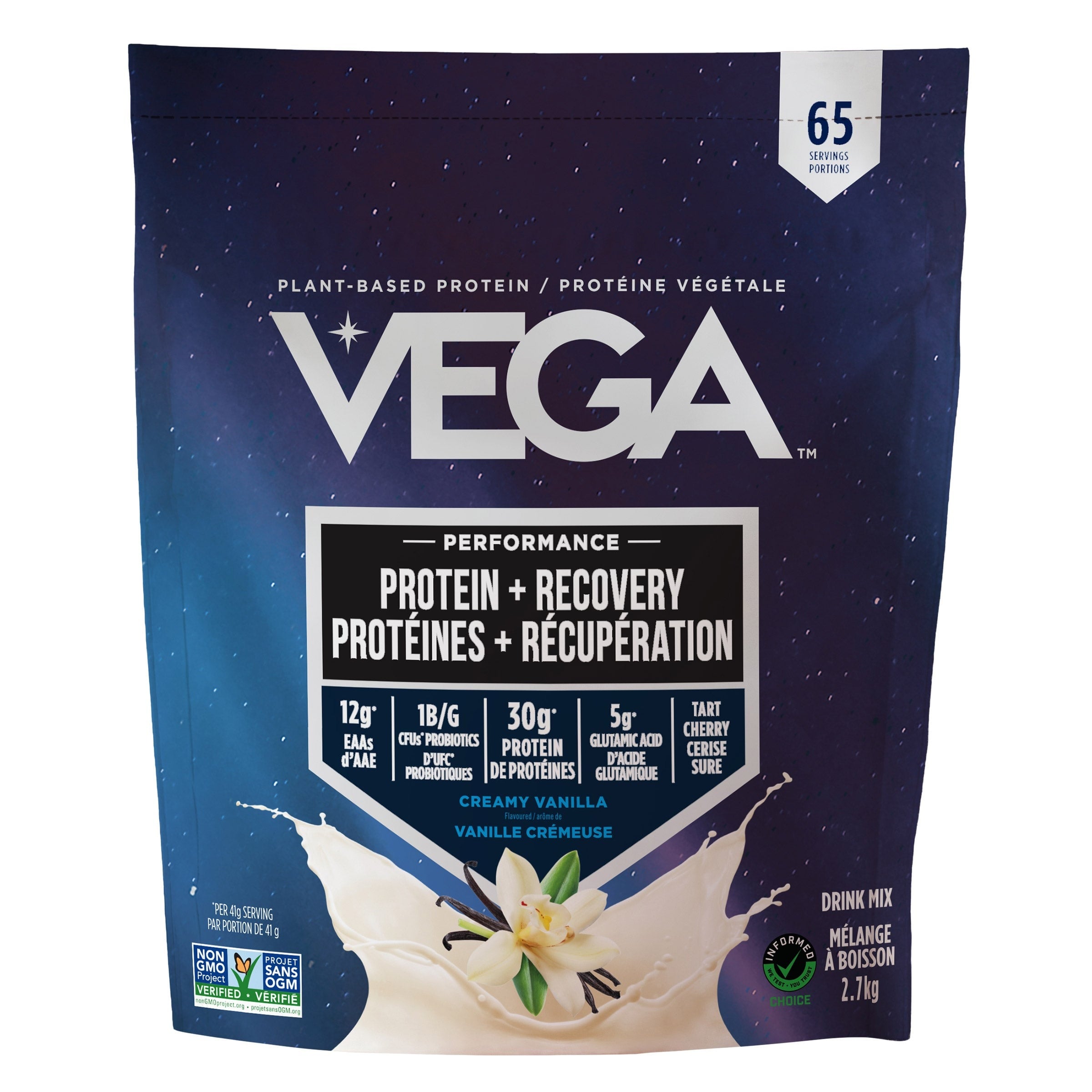 Vega Protein + Recovery Creamy Vanilla 2.7 kg
