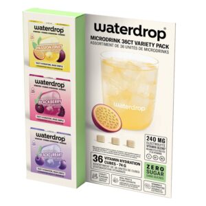 Waterdrop Microdrink Hydration Cube Variety Pack 36 Count
