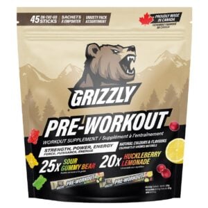 GRIZZLY Pre-Workout Variety Pack 45 x 8.5 g